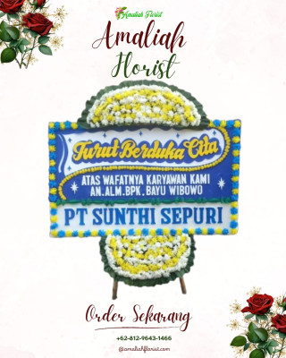 Papan Bunga Duka di Panyabungan Timur