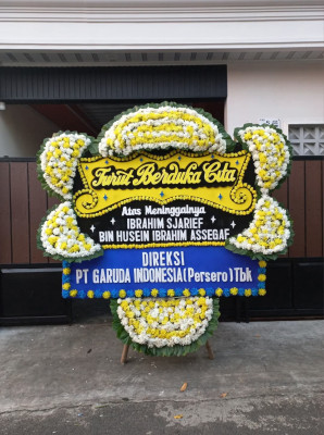 Papan Bunga Duka di Panyabungan Timur