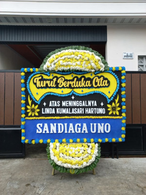 Papan Bunga Duka di Panyabungan Timur